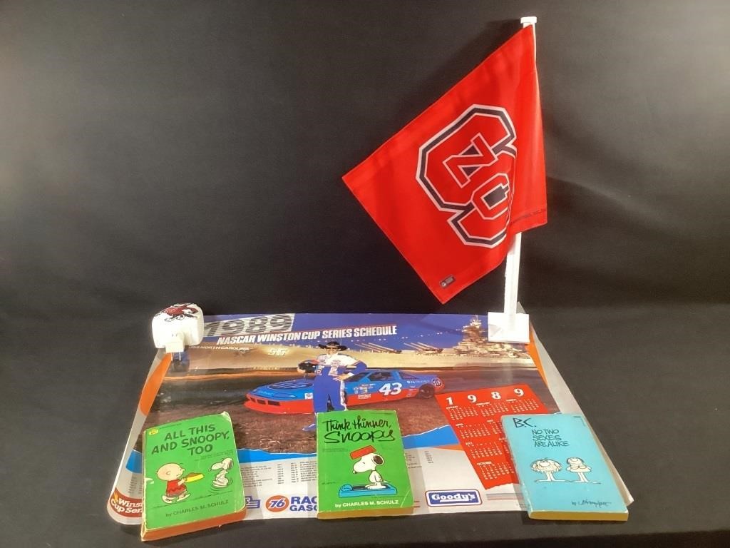 NC State Flag,Peanuts Books & Petty Poster