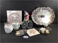 Silver Plate,Crystal,Tiles & Household Decor