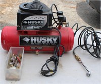 Husky Air Compressor & Attacments