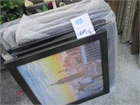 Lot qty 8 12x12 glass wood frames BSTOCK unopened