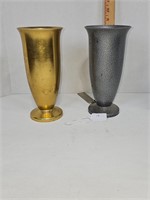 Tin Funeral Grave Site Vases