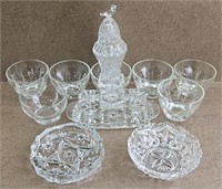 11pc Clear Glass/Crystal Collection