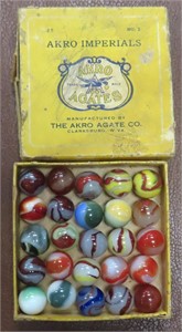 AKRO Imperials, The Akro Agate Co. Marbles