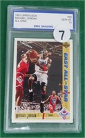 Michael Jordan 1991 Upper Deck All-Star #69 BMG 10