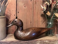 Bundy & CoHand Carved Rustic Pintail Duck Decoy
