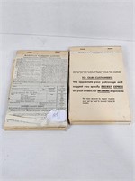 Old Railway Express Shipment/Order Books 2