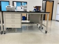 ICI Scientific Tables on Wheels w/Drawers