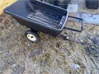 dumping lawn tractor/quad trailer