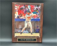 Dave Magadan Florida Marlins Signed Photo Plaque