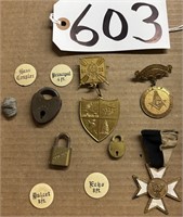 Locks and Masonic Pins