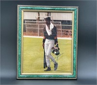 Michael Jordan Signed Autographed Baseball Photo