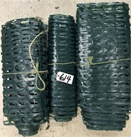 3 Rolls Plastic Snow Fence