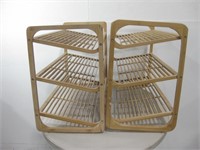 Two 13"x 30"x 19.5" Shoe Racks