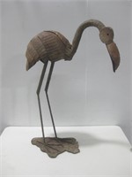 31" Metal Flamingo Yard Decor See Info