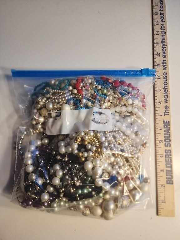 Large bag vintage jewelry