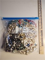 Large bag vintage jewelry