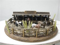 23" Horse Corral Diorama