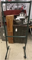 Metal Rolling Clothes Rack Cart