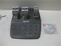 Logitech Racing Pedals W/XBOX 360 GTA V Untested