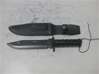 12.5" Jungle Survivor Knife W/Sheath Blade 7"