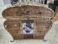 Wicker Style Basket As Is