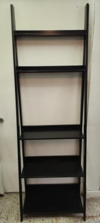 Black 5 Tier Shelving Unit