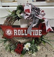 Roll Tide Alabama Wreath