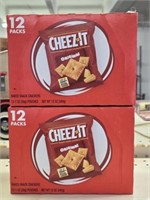 Two New Boxes of Cheez It Snack Crackers
