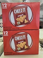 2 New Boxes of Cheez It Snack Crackers