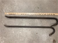 Two large crowbars