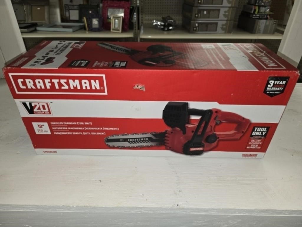 Craftsman Cordless Chainsaw TOOL ONLY in Box
