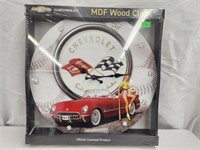 Chevrolet MDF wood clock