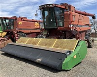 CASE-IH 2188 Half-Track Harvester & AGCO Hdr