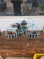 Metal Bicycle Planter