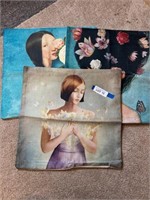 3 Assorted Decorative Pillowcases New