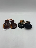 Lot of Wood Decorative Castanets