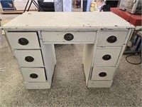 7 drawer vanity desk