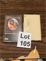 Waylon Jennings &Willie Nelson Cassette Tapes
