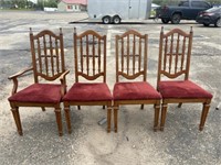 Four dining chairs AS IS