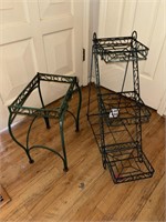 Outdoor Side Table and Decor Rack