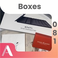 Empty Boxes: Apple Ray-Ban James Avery