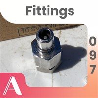 10 New Snap-Tite svean6-6fas hydraulic fittings