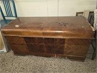 Lane Cedar Chest with clothing