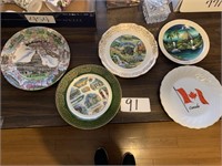 5 Decorative Plates:
