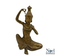 Brass Hindu Indian Goddess Statue