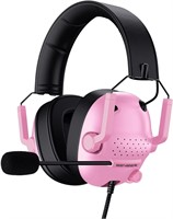 NEW $37 Pink Gaming Headset w/Noise Canceling Mic