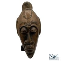 Vintage Hand Carved Wooden African Tribal Mask