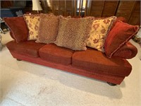 Bernhardt Down-Filled Sofa w/Decorative Pillows