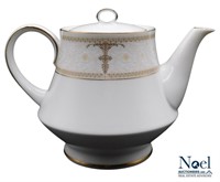 Noritake Aurelia Teapot Pattern 3394 w/ Plate
