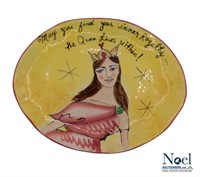 Julia Junkin Inspirational 'Queen of Love' Plate